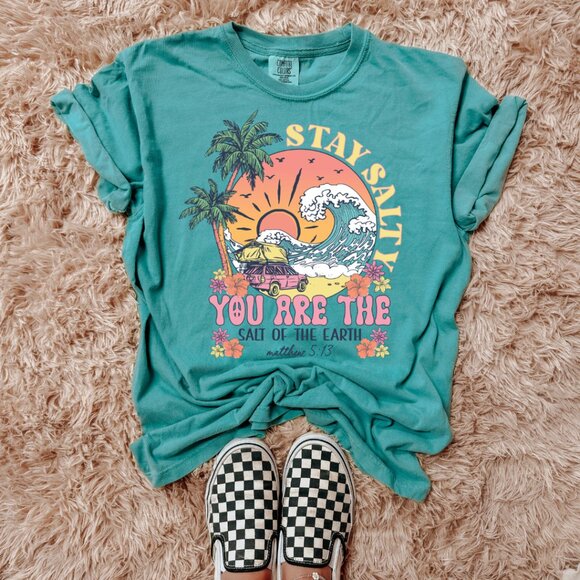 STAY SALTY TEE SHIRT - Picture 1 of 1